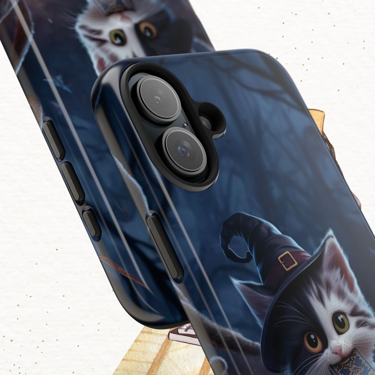 Chrono Catnap Wireless Charging Support Tough Case