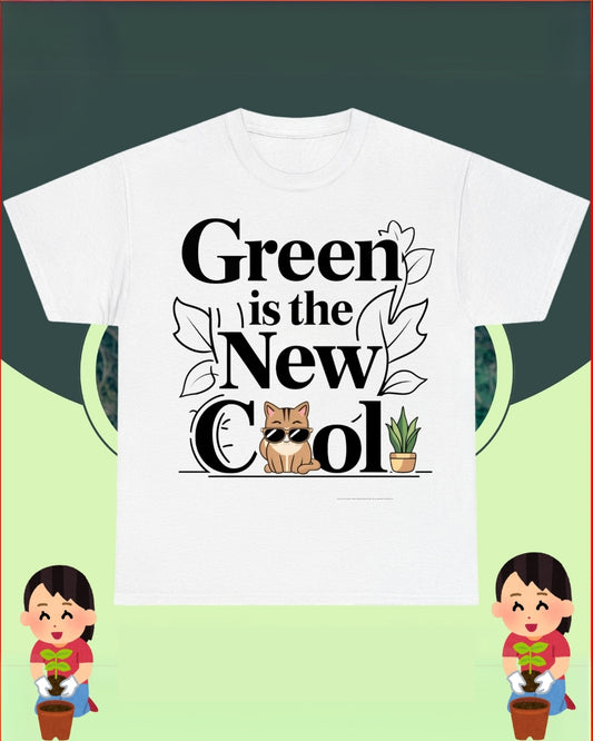 Green Is The New Cool Cotton T-Shirt