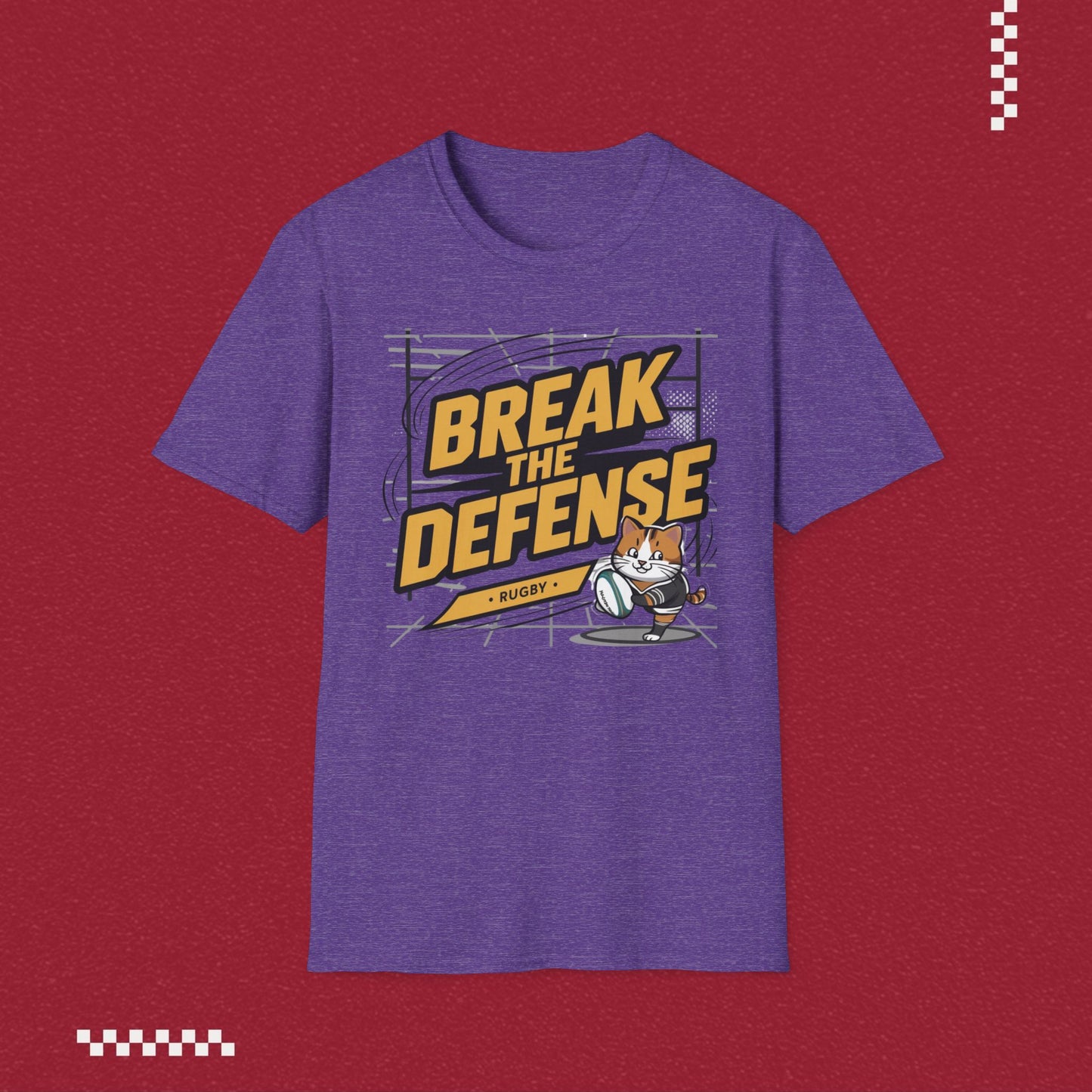 Break The Defence Crew Neck Cotton Men Tshirt