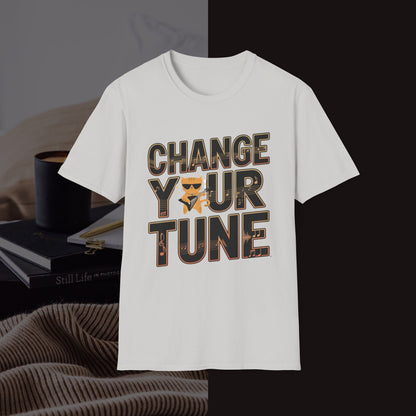 Change Your Tune Music Idiom Unisex Softstyle T-Shirt