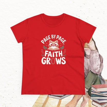 Faithful Threads Women Cotton Tshirt