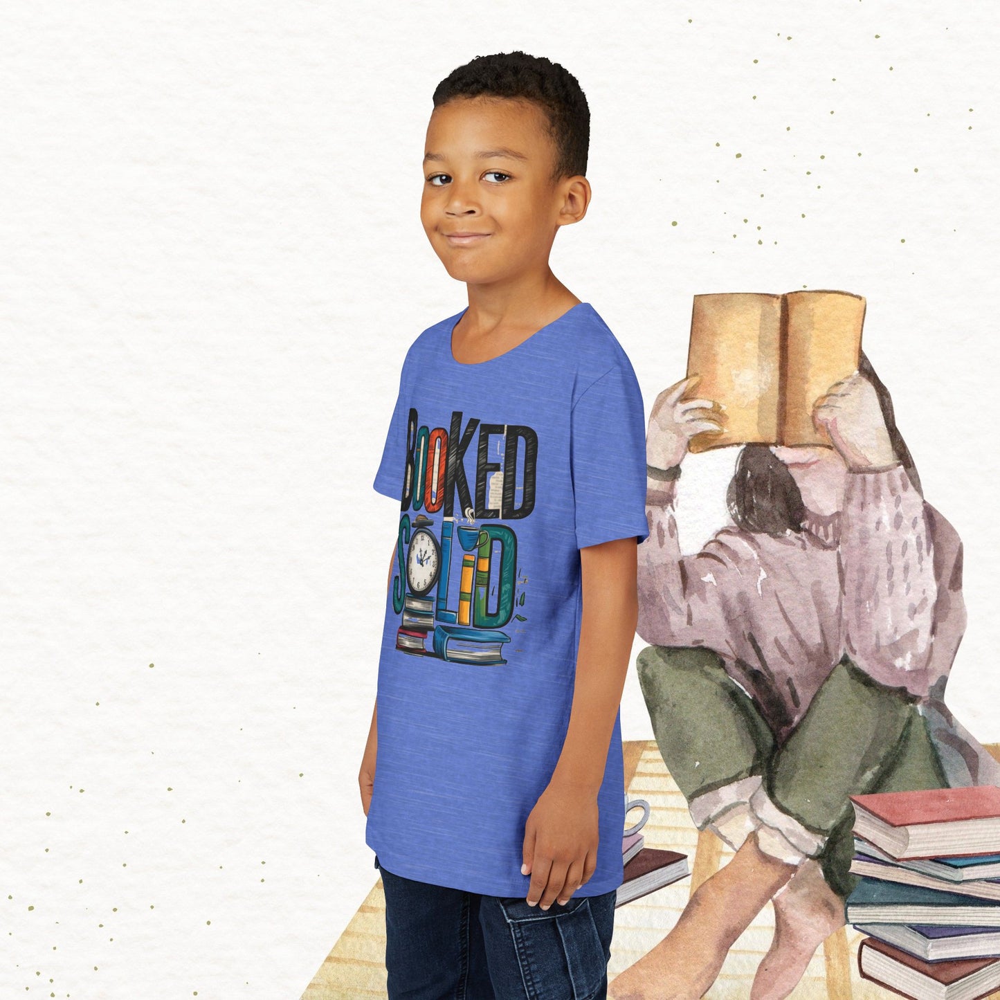 Booked Solid Youth Heavy Cotton T-Shirt
