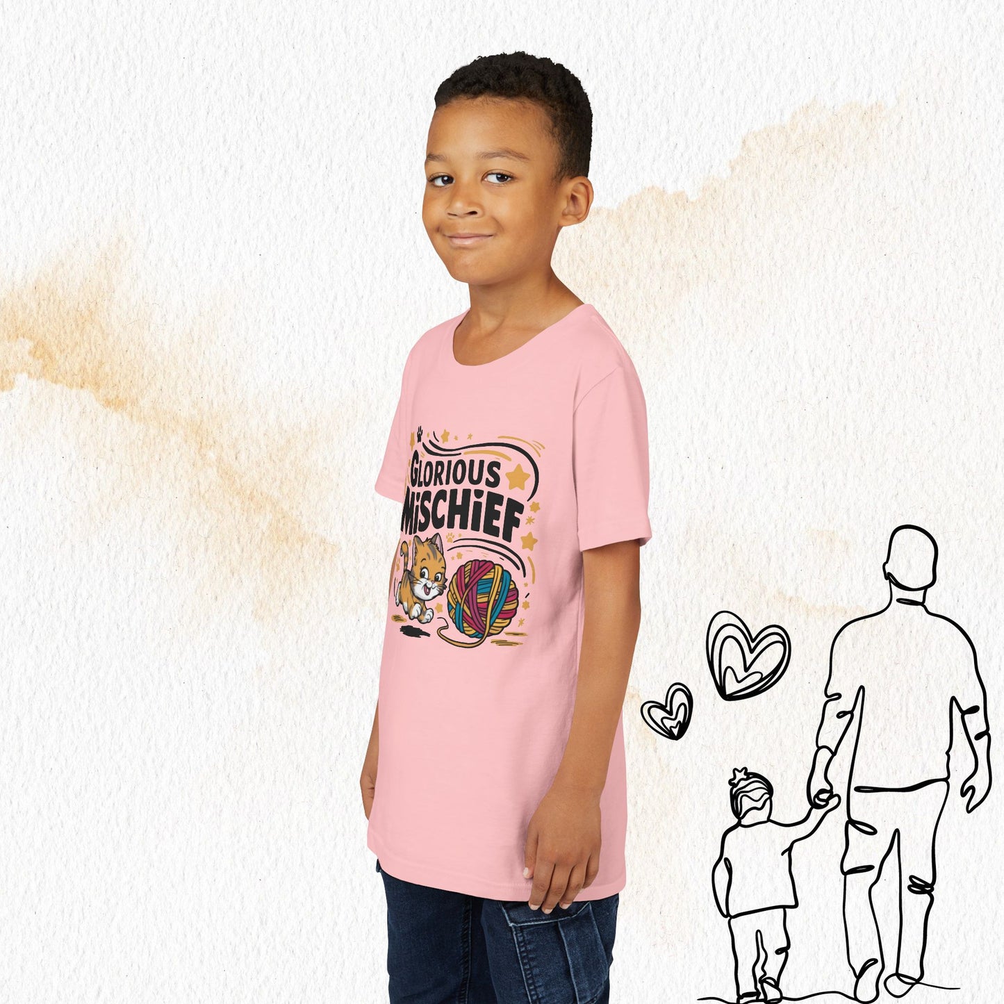Glorious Mischief  Youth Heavy Cotton T-Shirt
