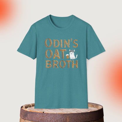 Odin Oat Broth Cotton Crew Neck Men Tshirt