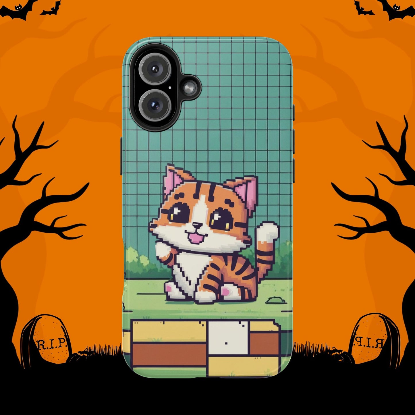 Meowmarabilia Wireless Charging Support Tough Case.