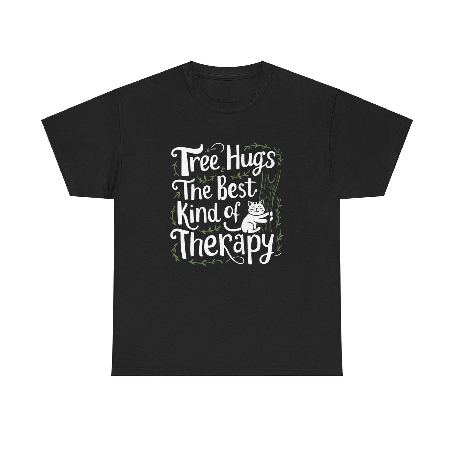 Tree Hug Best Kind of Therapy Cotton T-Shirt