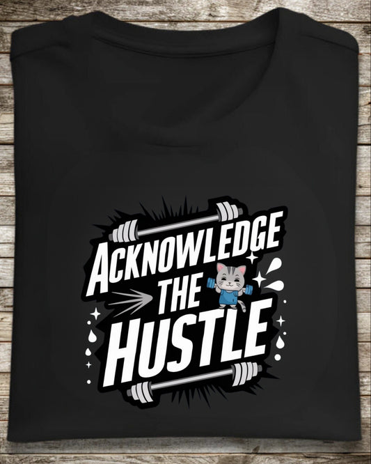 Acknowledge The Hustles  Cotton T-Shirt