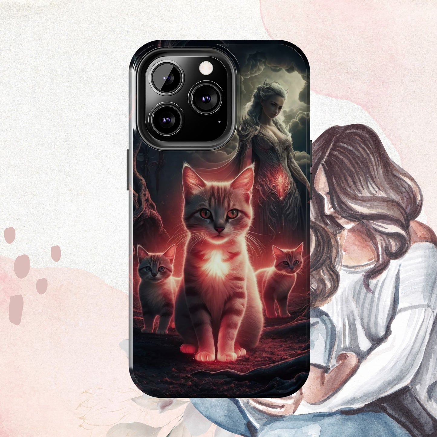 Mama's Mind Meld Wireless Charging Support Tough Case