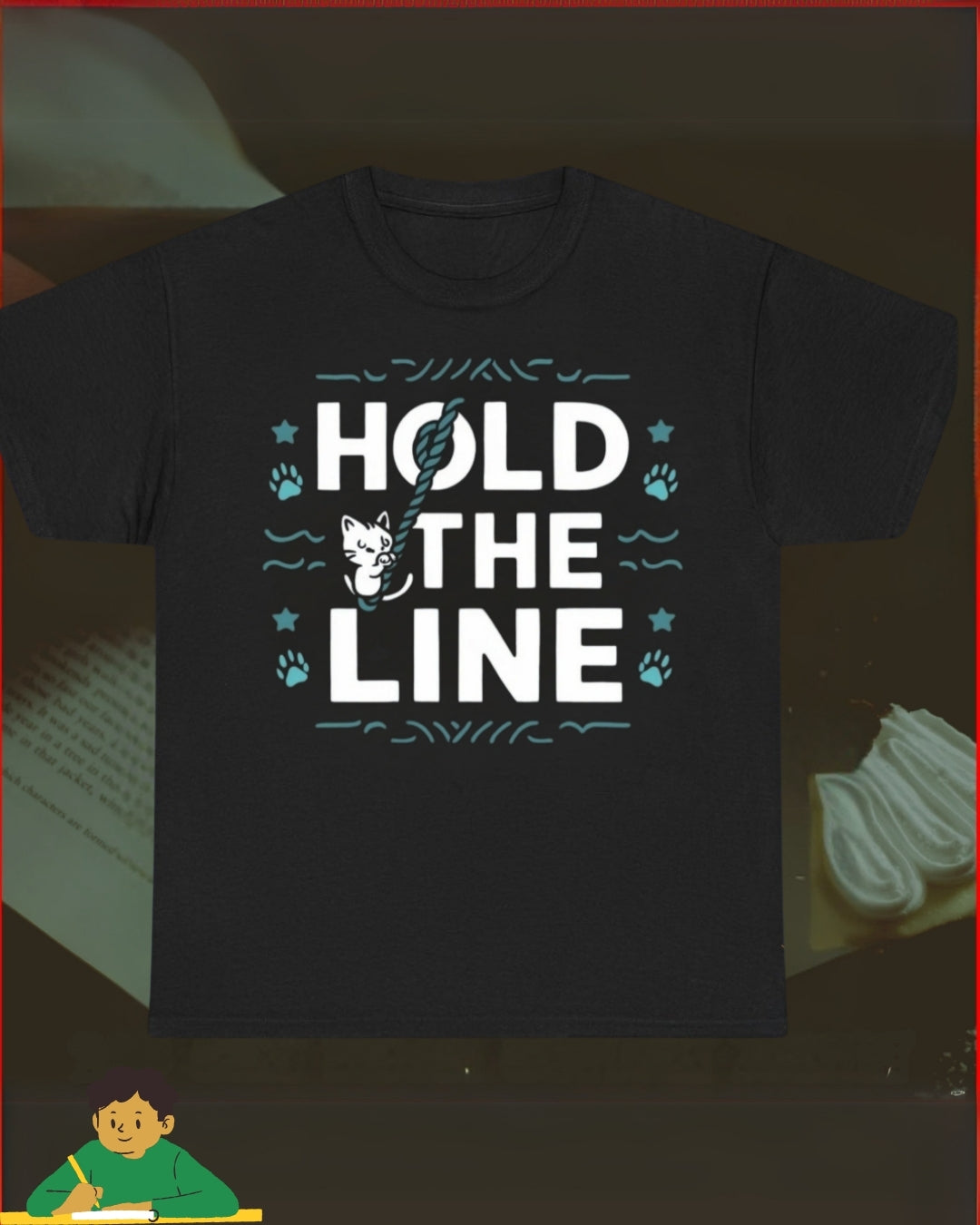 Hold The Line Cotton Tee