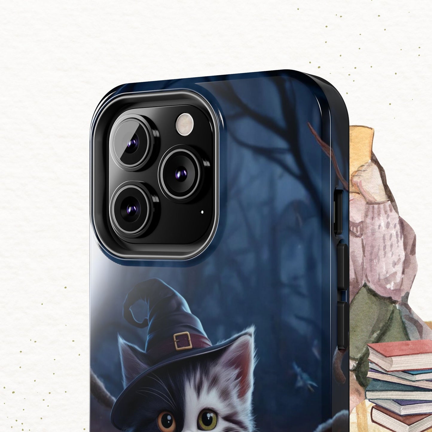 Chrono Catnap Wireless Charging Support Tough Case
