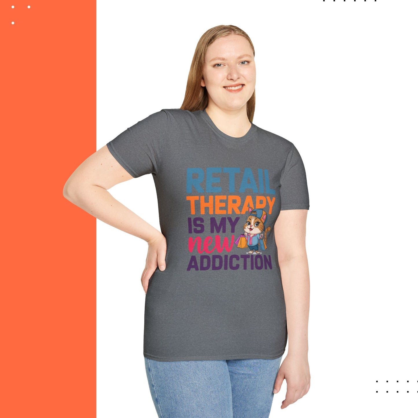 Retail Therapy Cotton T-Shirt