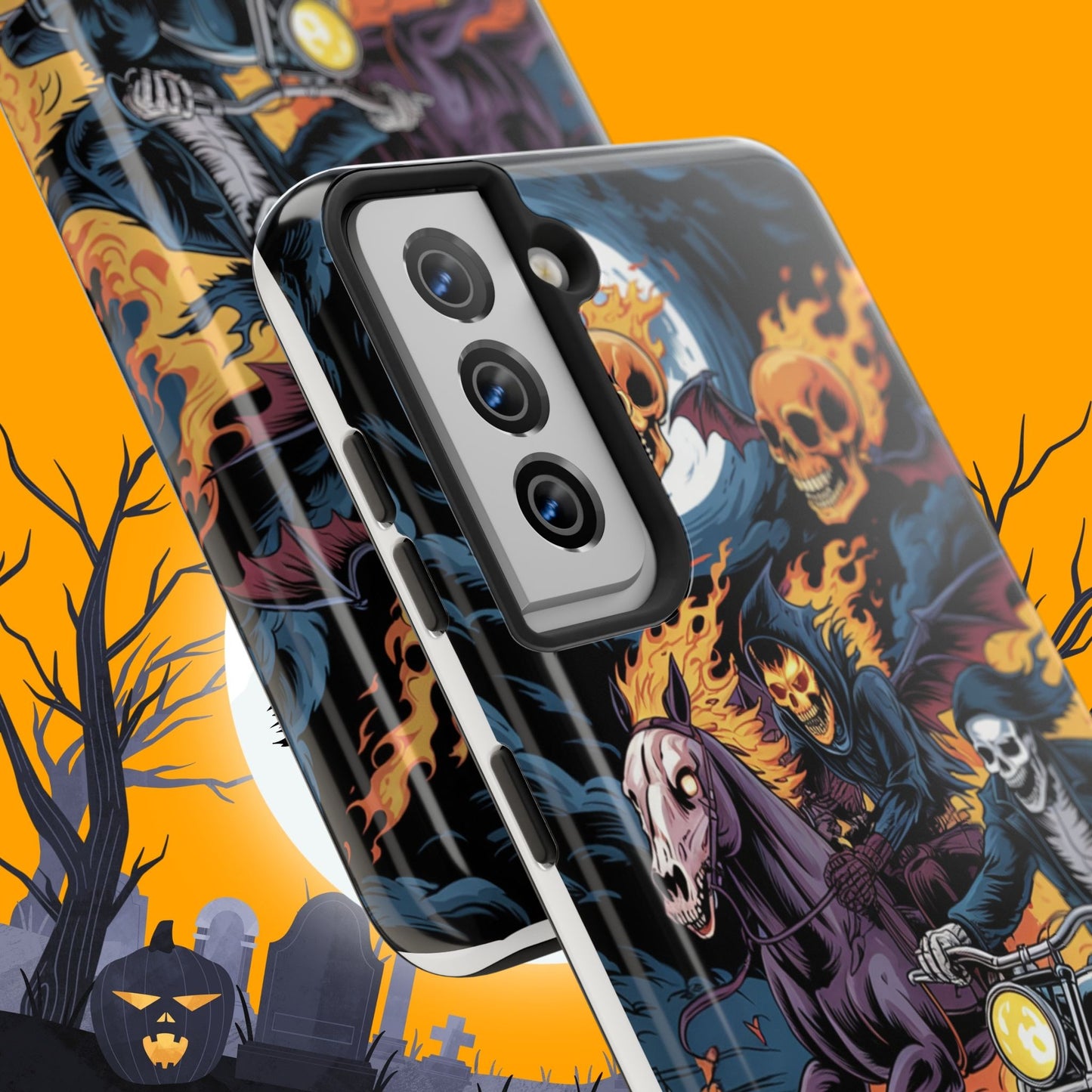 Ghost Riders Wireless Charging Support Tough Case