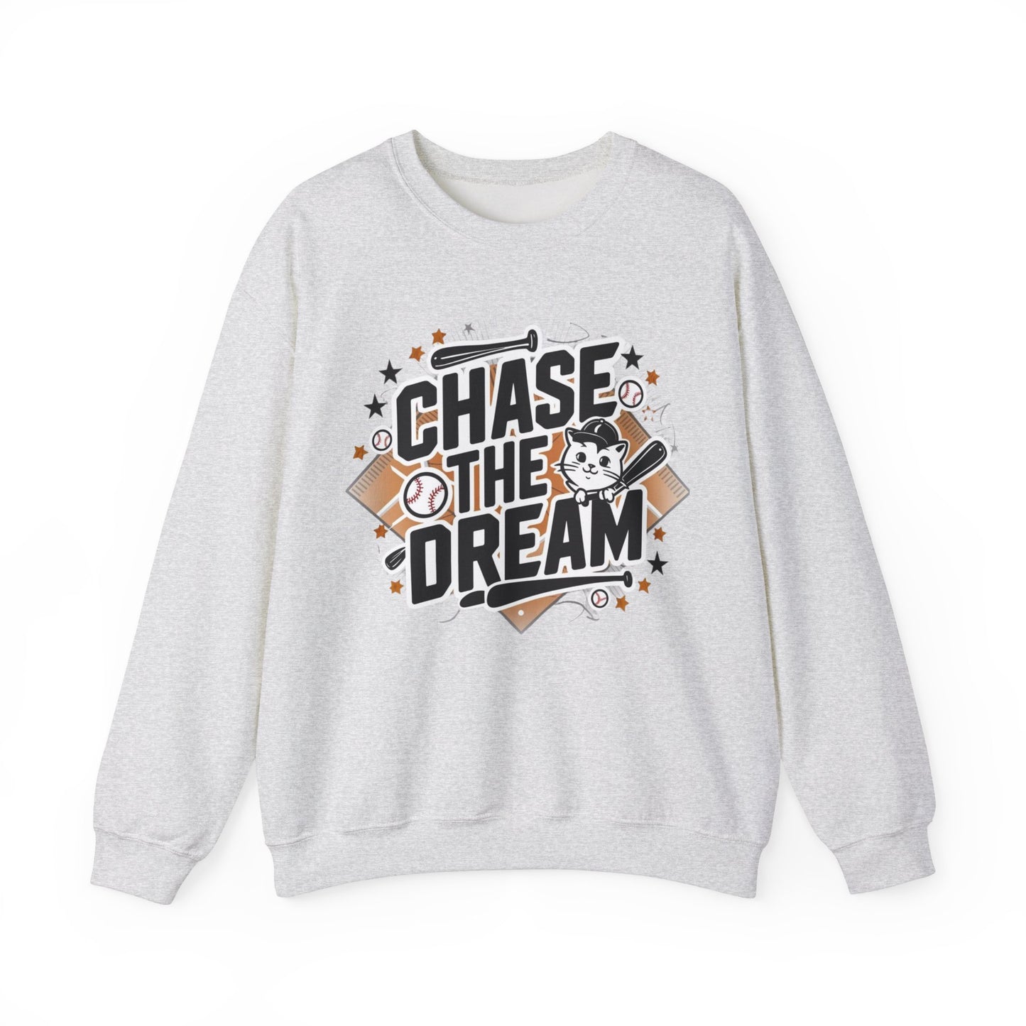Chase The Dream Heavy Unisex Cotton Crewneck Sweatshirt