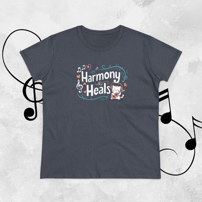 Harmony Heal Women Cotton Tshirt