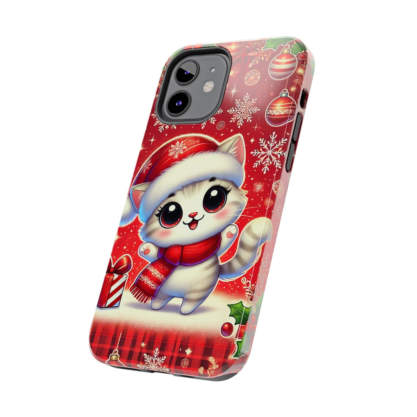Merry Meows Wireless Charging Support Tough Case