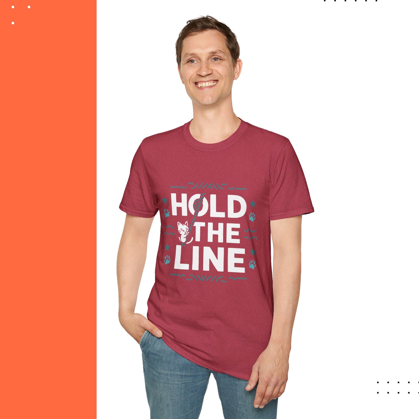 Hold The Line Cotton Tee
