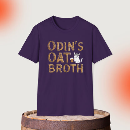 Odin Oat Broth Cotton Crew Neck Men Tshirt
