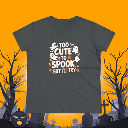 Creepy Cheers Women Cotton Tshirt