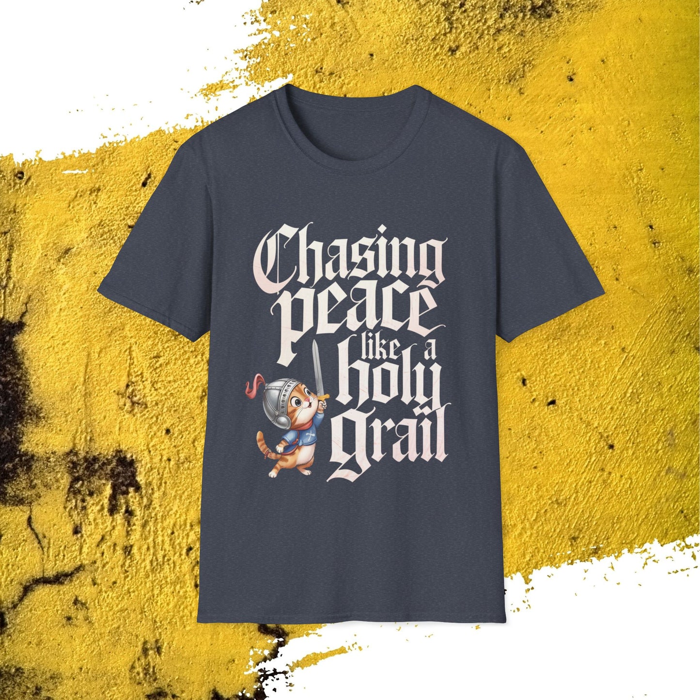 Chasing Peace Like Holy Grail Cotton Tee