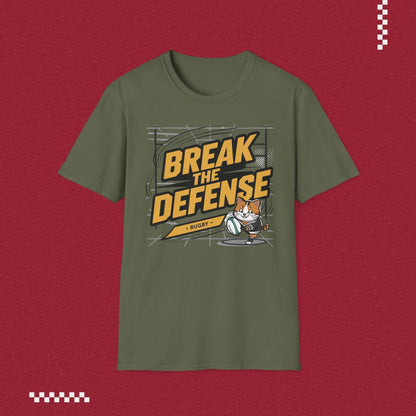Break The Defence Crew Neck Cotton Men Tshirt