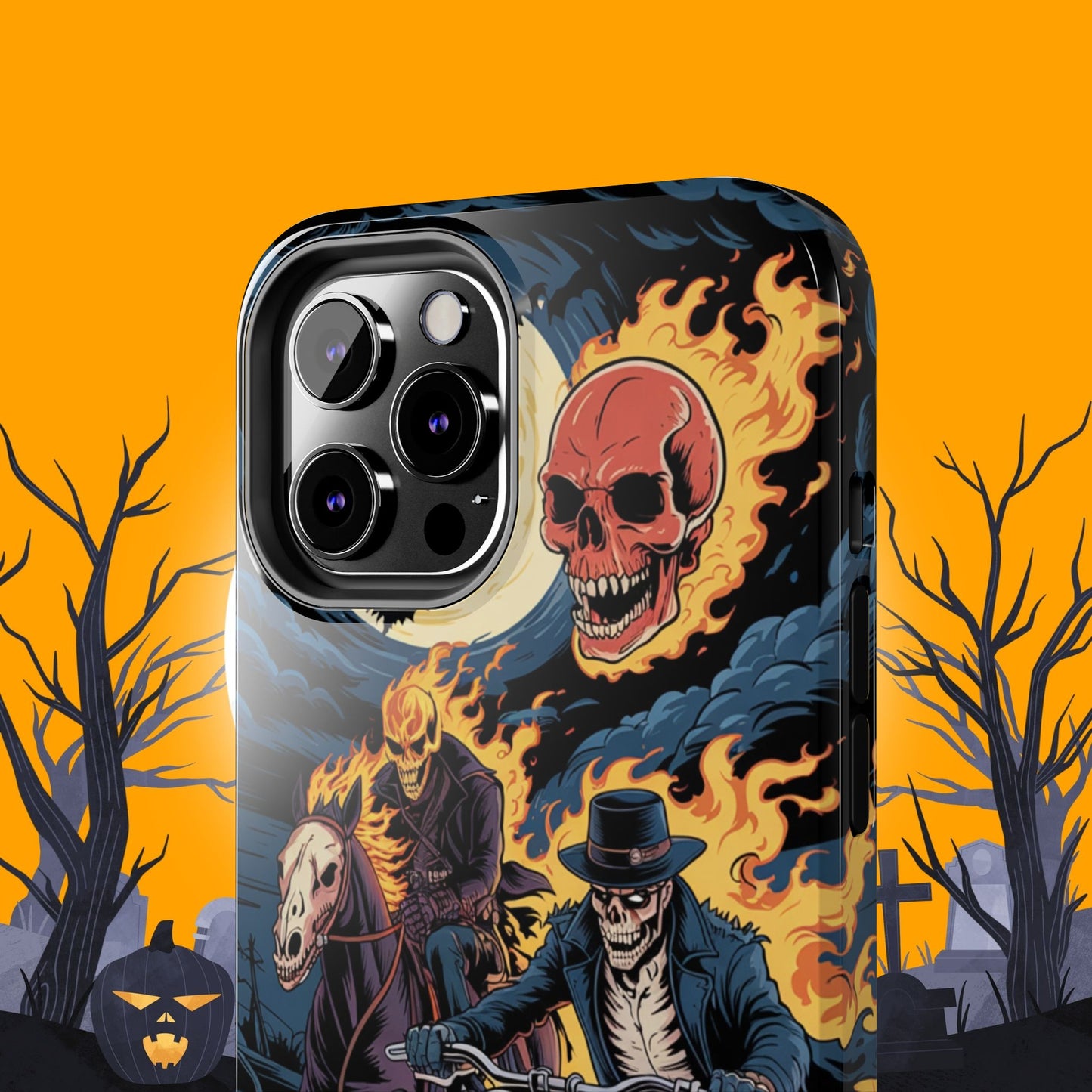 Ghost Rider Wireless Charging Support Tough Case
