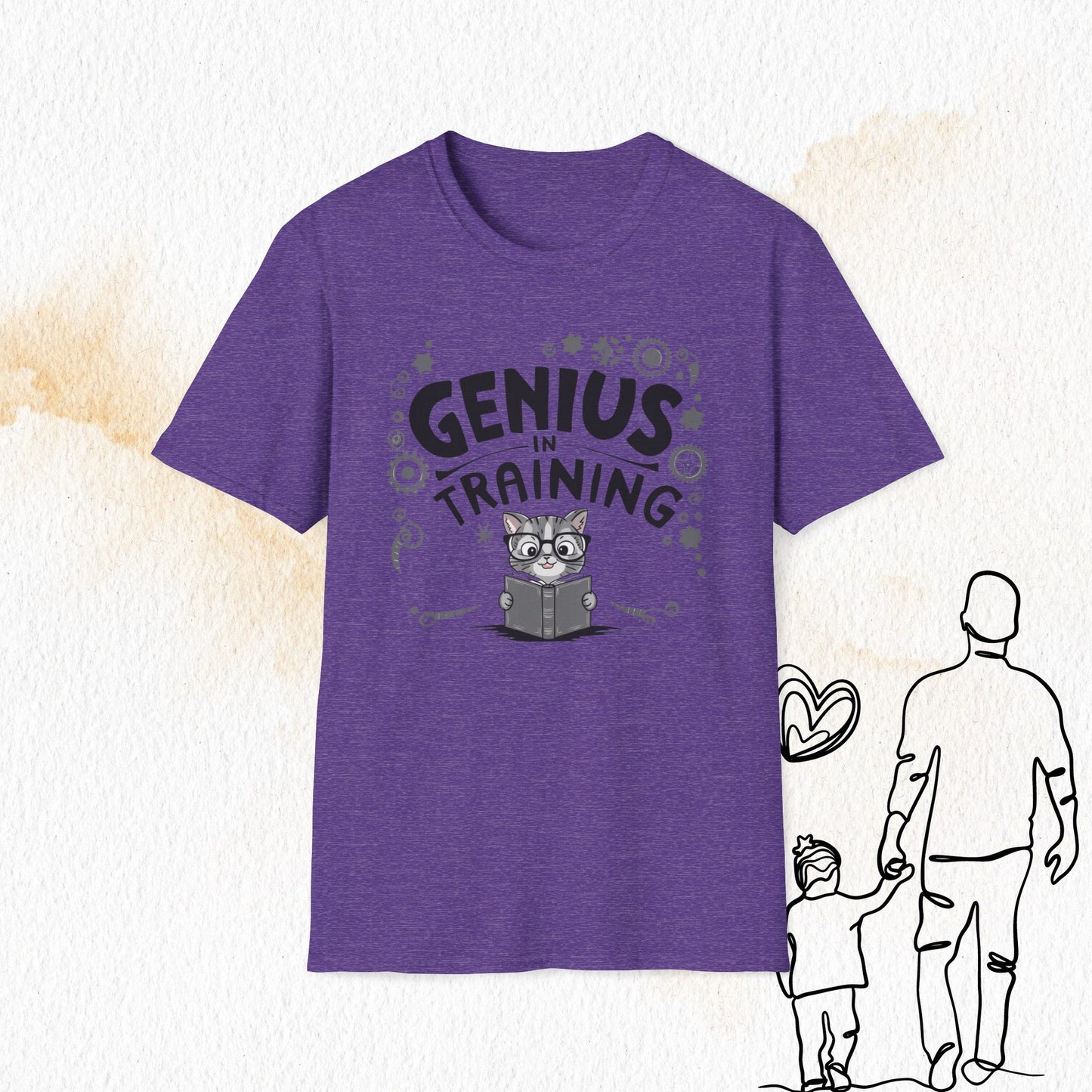 Genius In Training Cotton Men T-Shirt