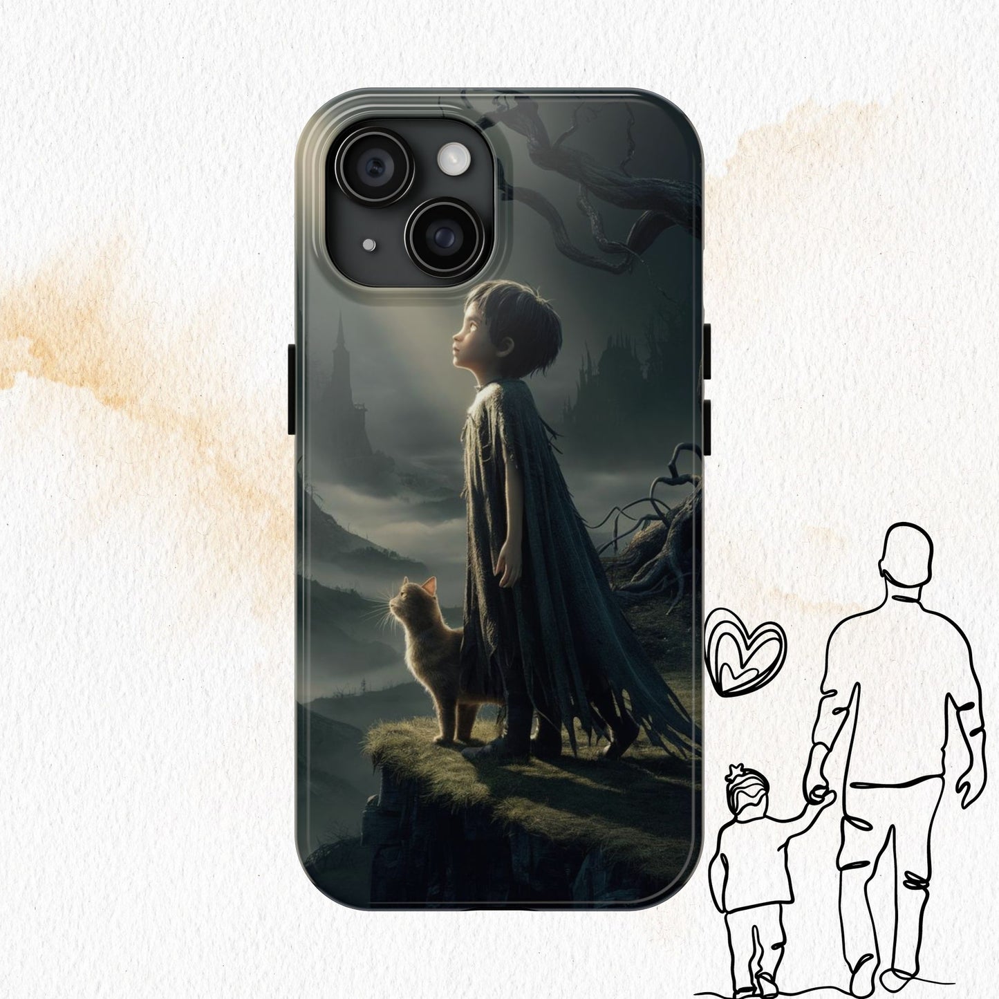 Mini Me Shield Wireless Charging Support Tough Case