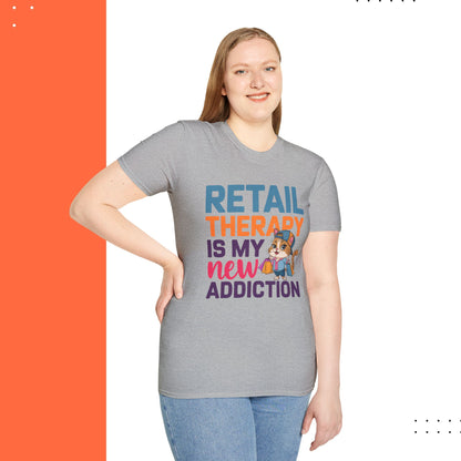 Retail Therapy Cotton T-Shirt