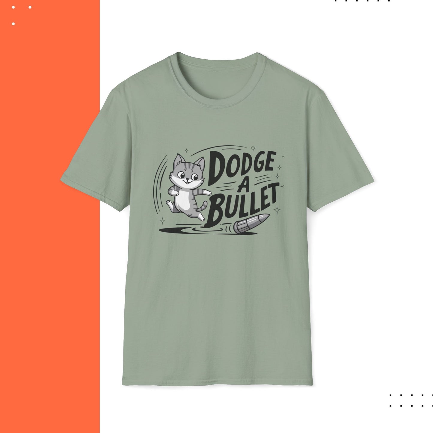 Dodge A Bullet Idiom Cotton T-Shirt