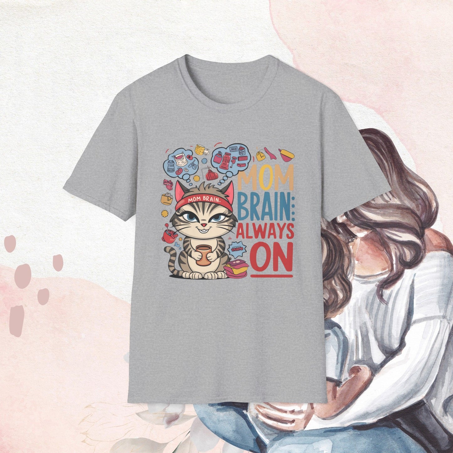 Mom Brain Cotton T-Shirt