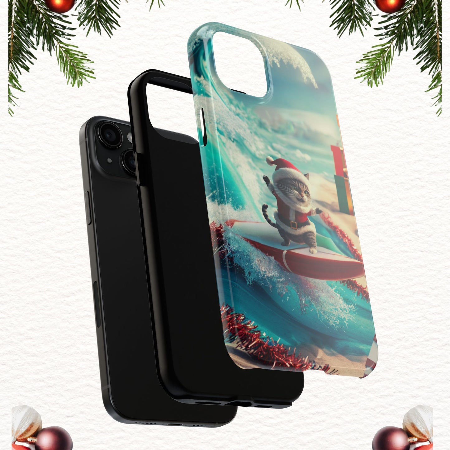 Meow Magic Wireless Charging Support Tough Case.