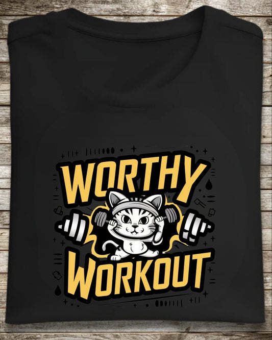 Worthy Workout Cotton T-Shirt