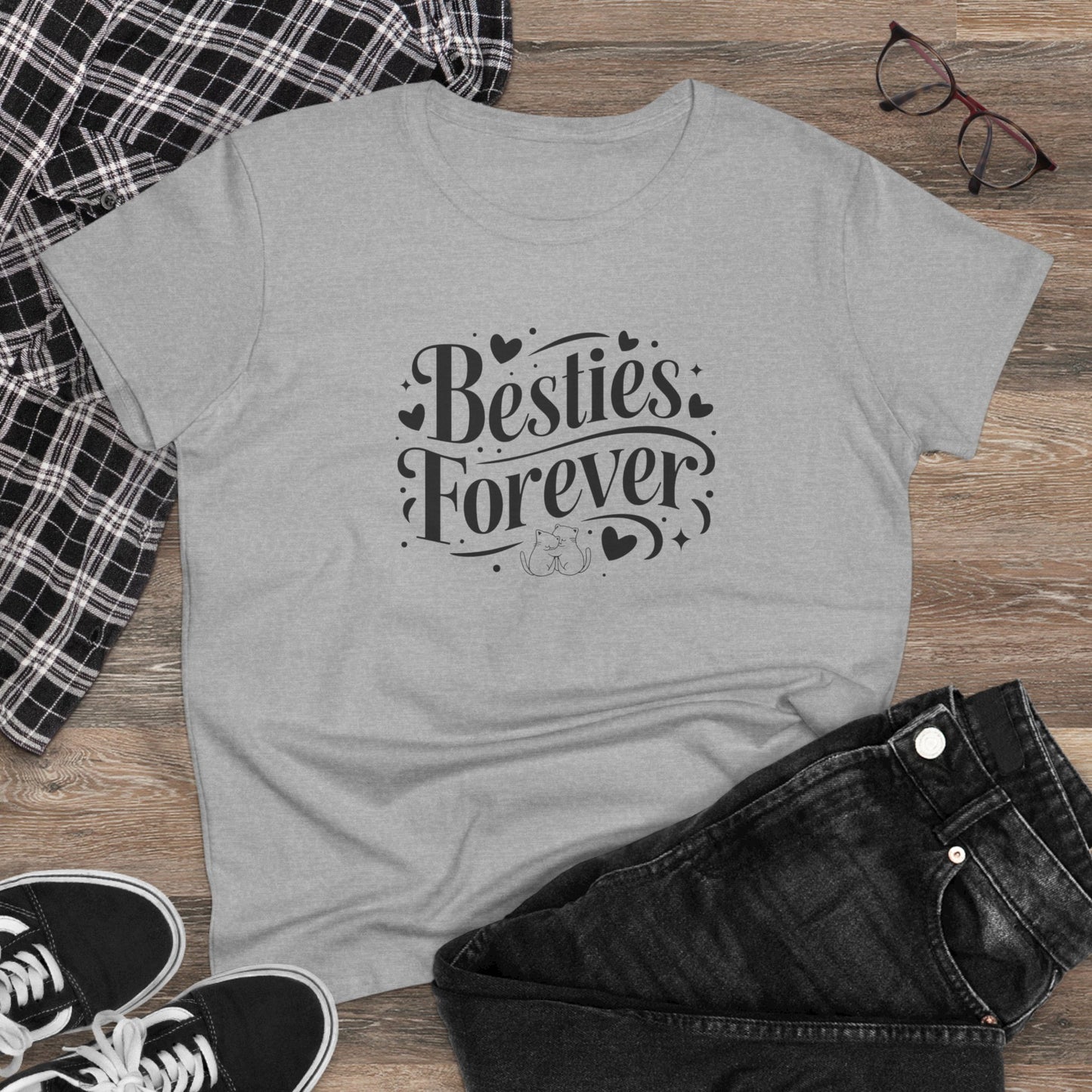 Besties Forever Women Graphic Tshirts
