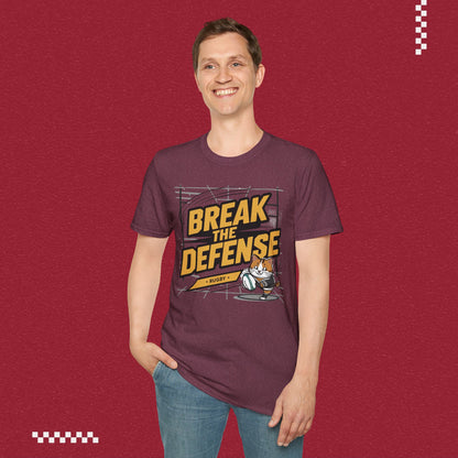 Break The Defence Crew Neck Cotton Men Tshirt