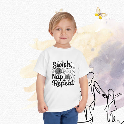 Swish Nap Repeat Toddler Cotton  T-Shirt
