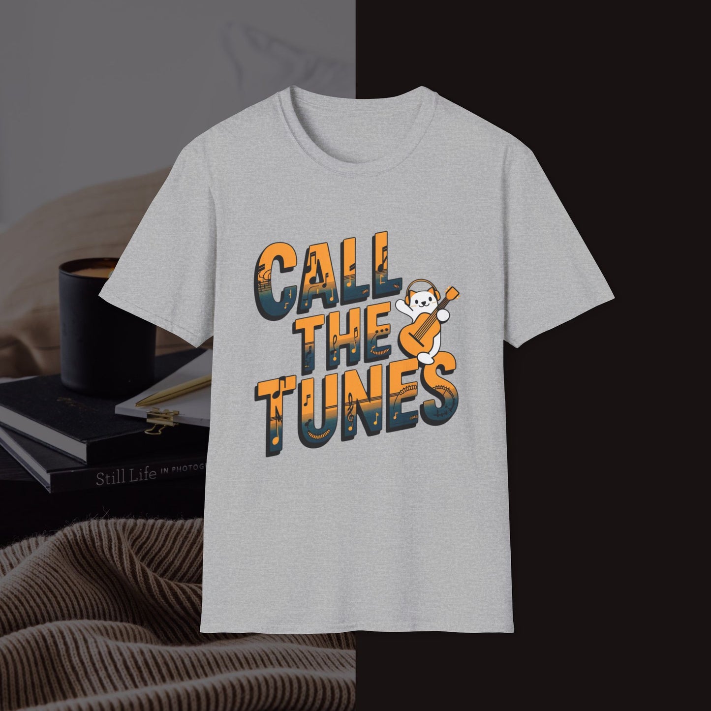 Call The Tunes Music Idiom Unisex Softstyle T-Shirts