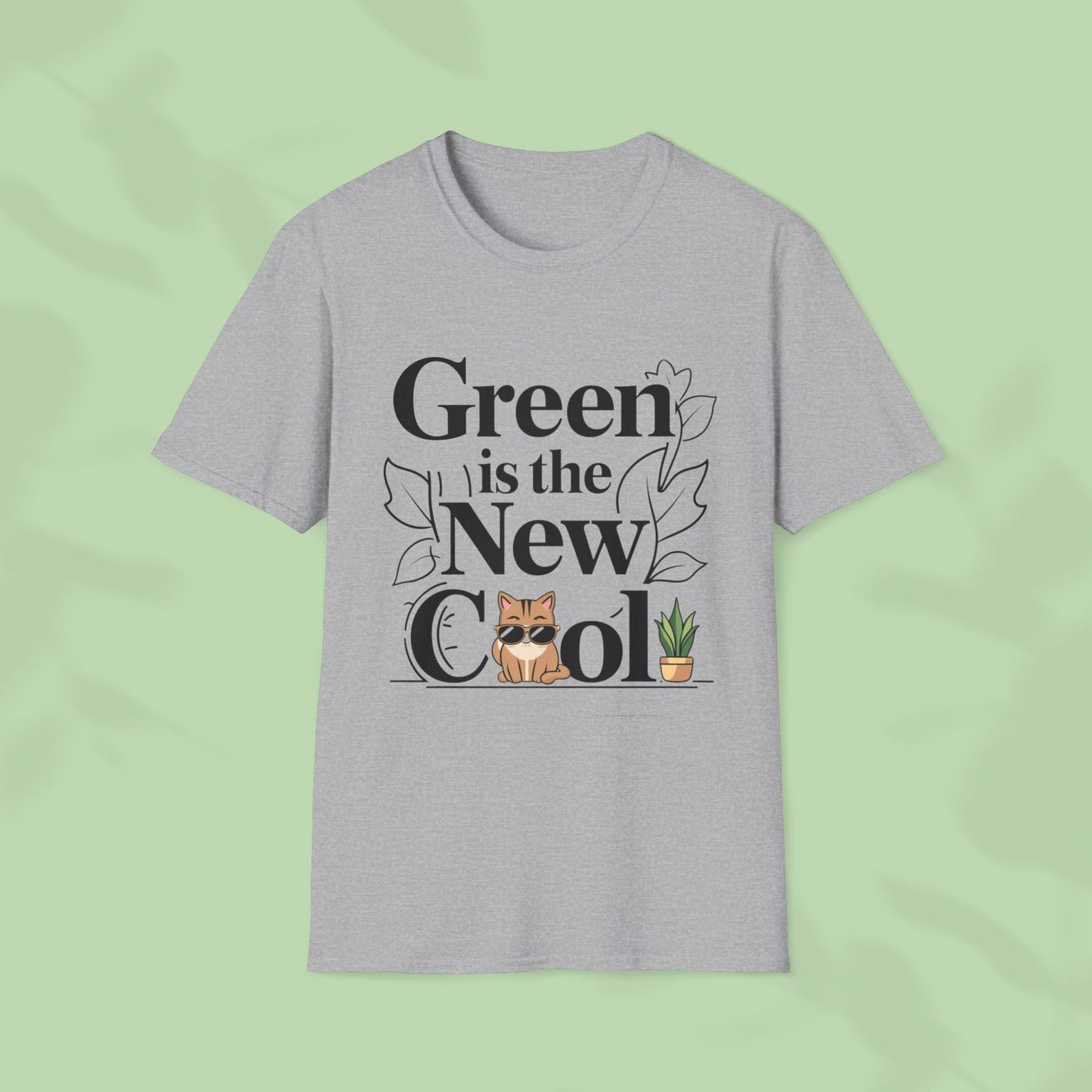 Green Is The New Cool Cotton T-Shirt