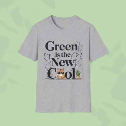 Green Is The New Cool Cotton T-Shirt