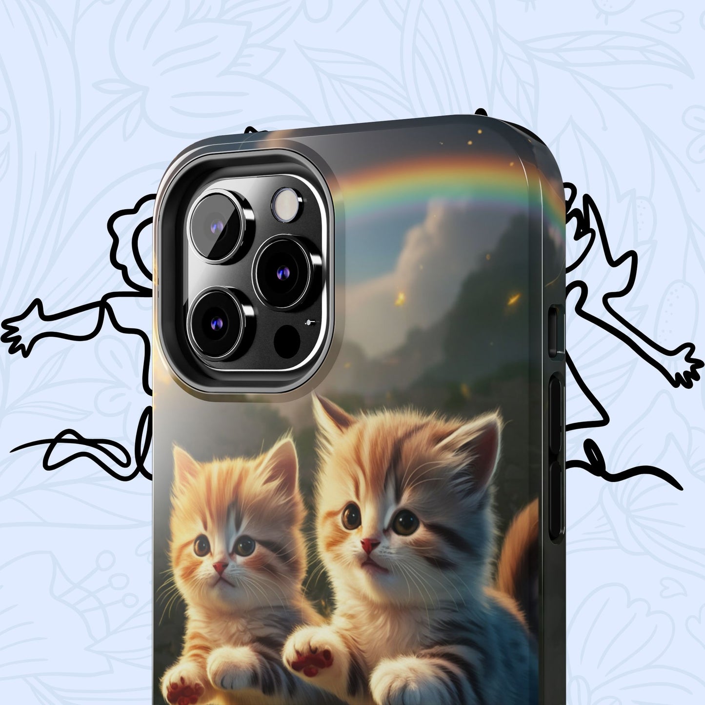 Bestie Buddies Wireless Charging Support Tough Case