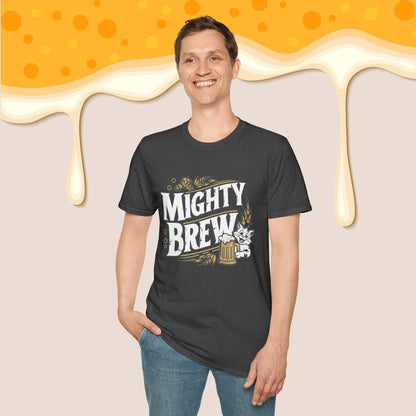 Mighty Brew Cotton Crew Neck Tshirt