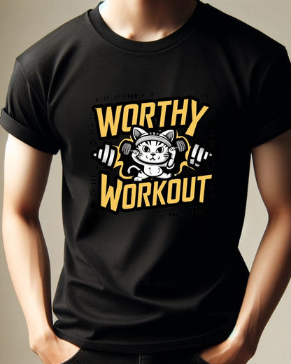Worthy Workout Cotton T-Shirt