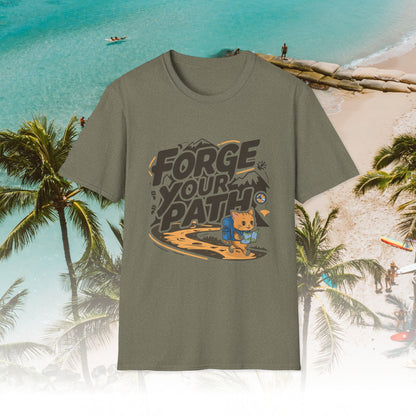 Forge Your Path  Unisex Softstyle Travel Lover Cotton T-Shirts