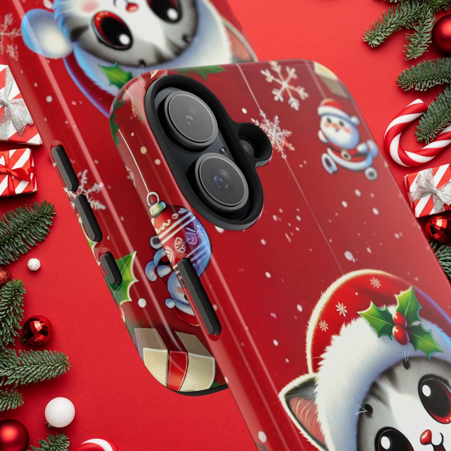 Purrfect Wishes Wireless Charging Support Tough Case