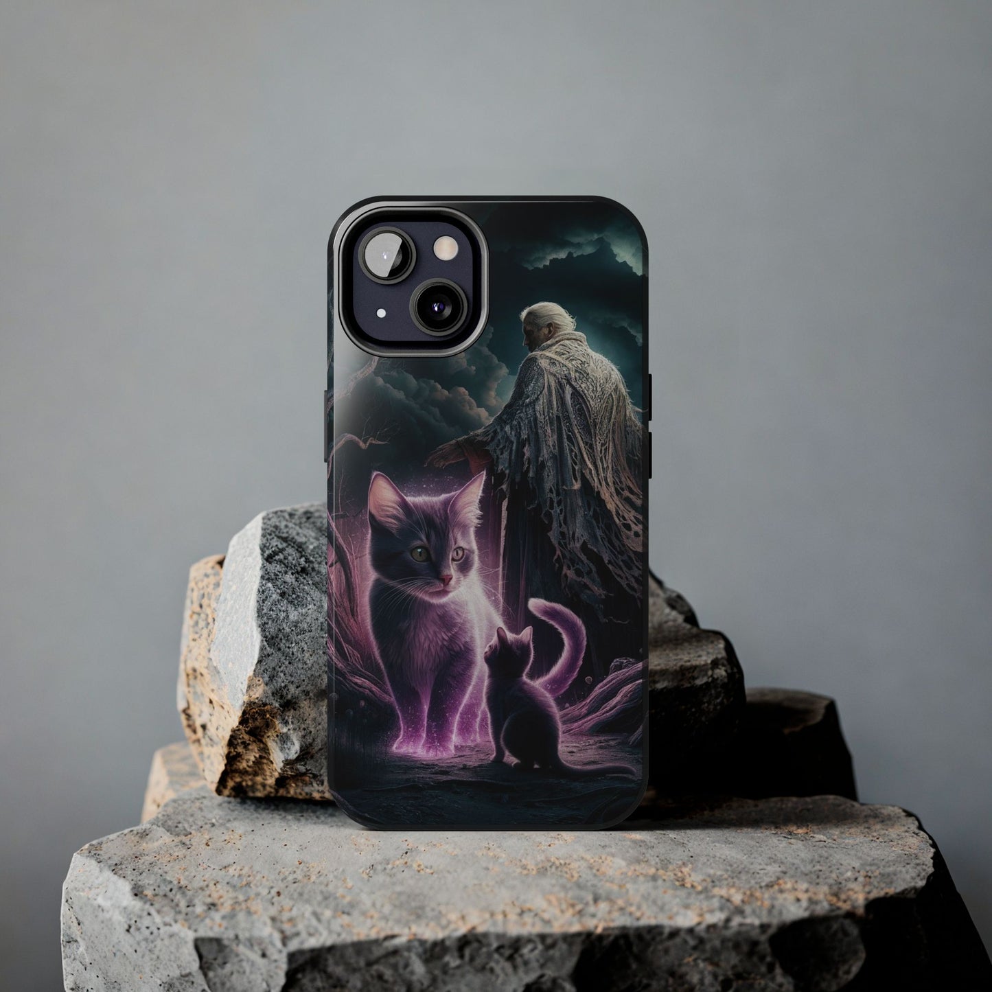 Meowmoirs Wireless Charging Support Tough Case