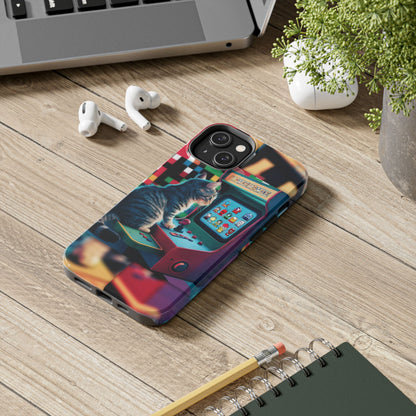 Meowstalgia Wireless Charging Support Tough Case.