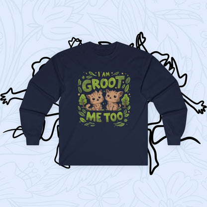 I am Groot Me Too Cotton Long Sleeve Tshirt