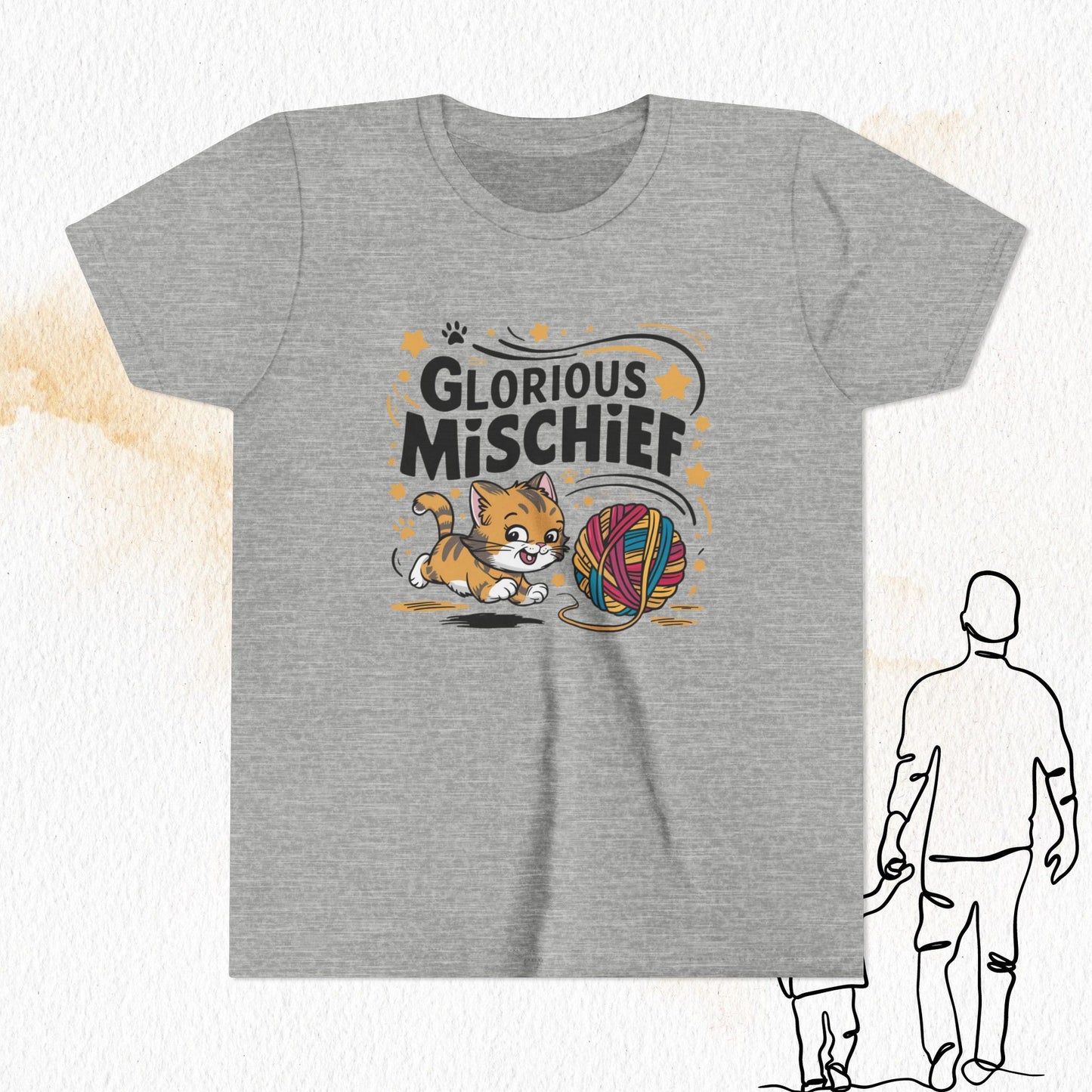 Glorious Mischief  Youth Heavy Cotton T-Shirt