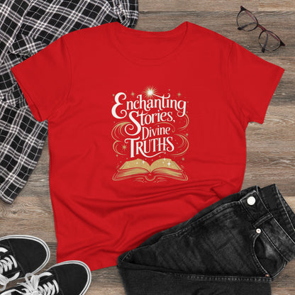 Spiritual Saga Women Cotton Tshirt