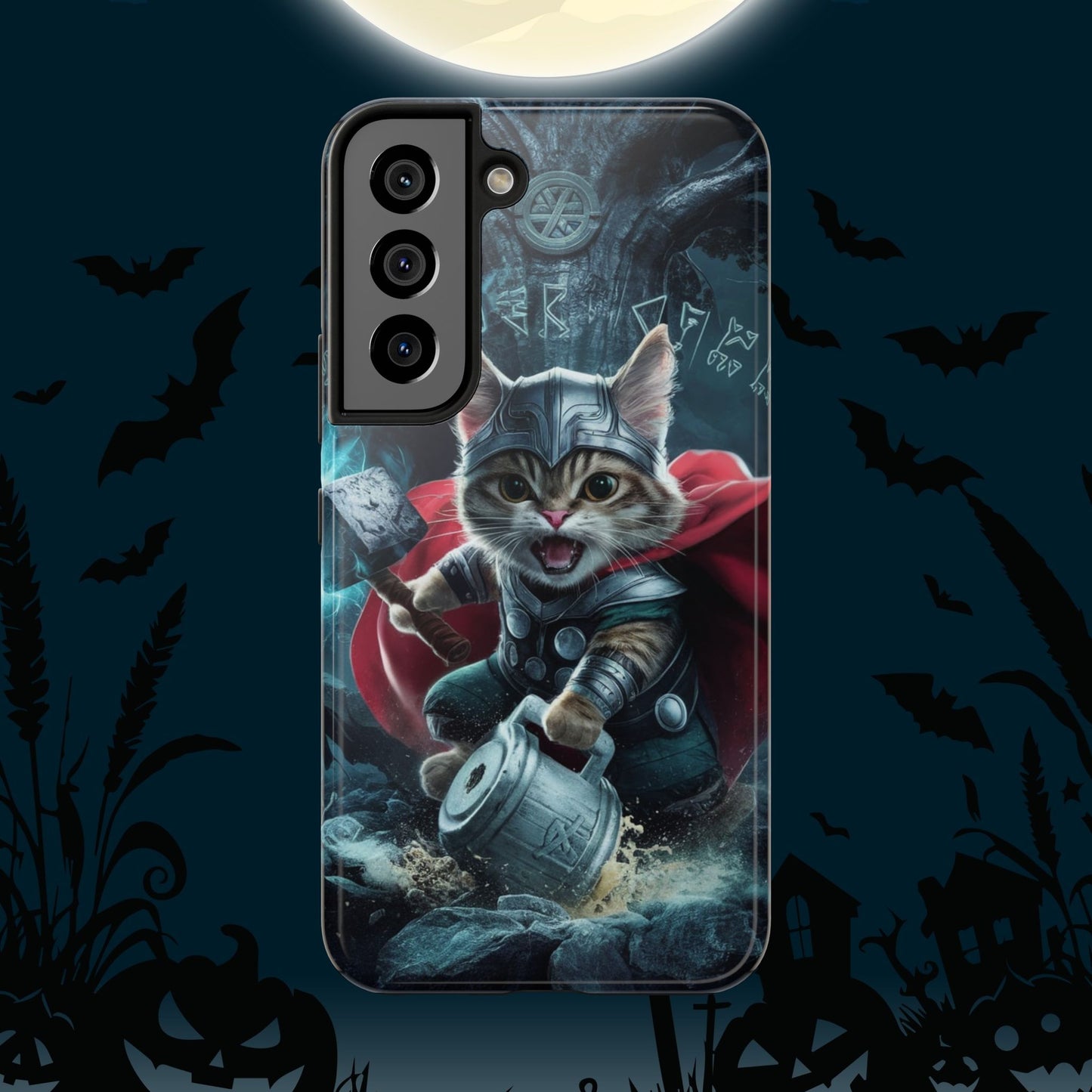 Meow Mjolnir Wireless Charging Support Tough Case