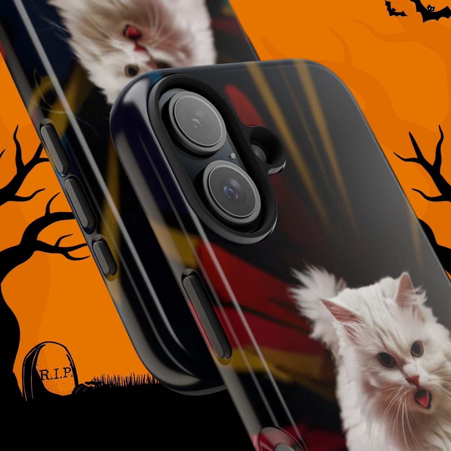 Alley-Oop Meow Wireless Charging Support Tough Case.